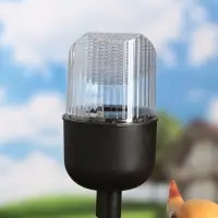 Садовая фигура - фонарь из полистоуна &laquo;Белка с орешком&raquo;, 24&times;16&times;24 см