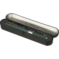 Ручка шариковая MONACO 0.5мм,син,корп.зел/футляр черный, 20-0125/603