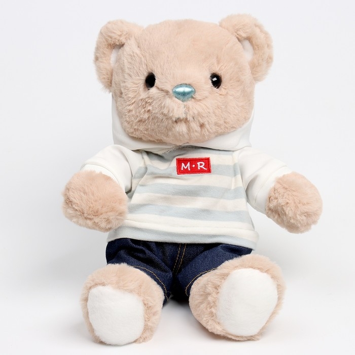 Мягкая игрушка Little Friend, мишка в джинсах и кофте, 23 см Мягкая игрушка Little Friend, мишка в джинсах и кофте, 23 см