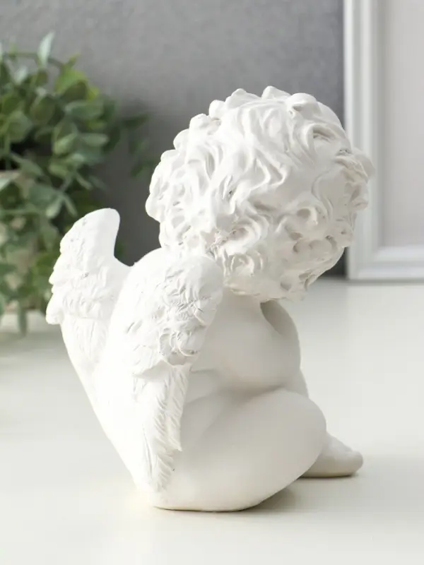 Статуэтка "Ангелочек сидячий"малый, 18х14х13 см