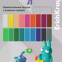 Пластилин 18 цветов, 324 г, ErichKrause "Jolly Friends", со стеком, в картонной упаковке