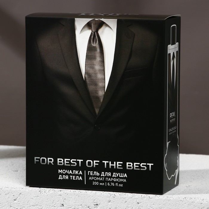 Подарочный набор HARD LINE REAL STRONG MAN: гель для душа 200 мл и мочалка для тела Подарочный набор HARD LINE REAL STRONG MAN: гель для душа 200 мл и мочалка для тела