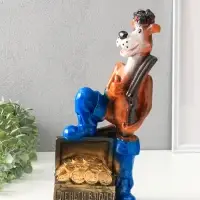 Копилка для денег &laquo;Пёс-деньги в дом&raquo;, гипс, 40&times;18&times;12 см