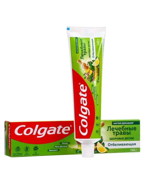 Зубная паста Colgate &laquo;Лечебные травы&raquo;, отбеливающая, 100 мл