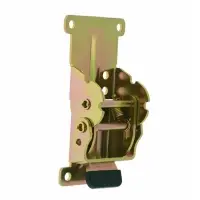 Кронштейн складной ТУНДРА ks001, 70×70 мм, желтый цинк, набор 2 шт.