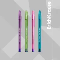 Ручка гелевая ErichKrause R-301 Spring Gel Stick, чернила синие, узел 0.5 мм, длина линии письма 600 метров