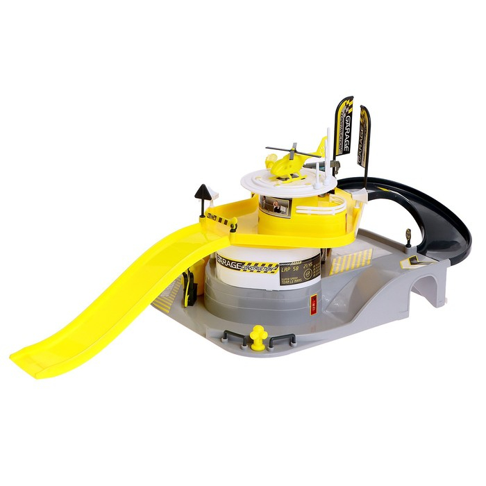 Игровой набор «Стройплощадка», 2 уровня, вертолетная площадка Игровой набор «Стройплощадка», 2 уровня, вертолетная площадка