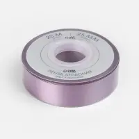 Лента атласная TEIRA, двухсторонняя, 25 мм, 25&plusmn;1 м, сиреневая №0434