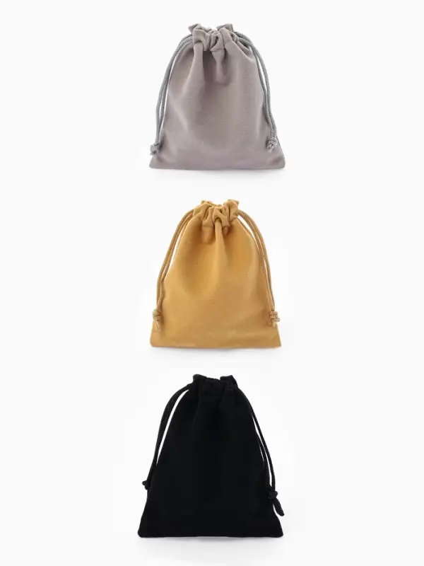 Набор бархатных подарочных мешочков 15 шт. &laquo;Праздничное ассорти&raquo;, 9&times;10, цвет МИКС