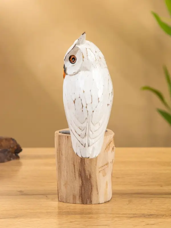 Cувенир &laquo;Совушка на пеньке&raquo;, 18 см, дерево