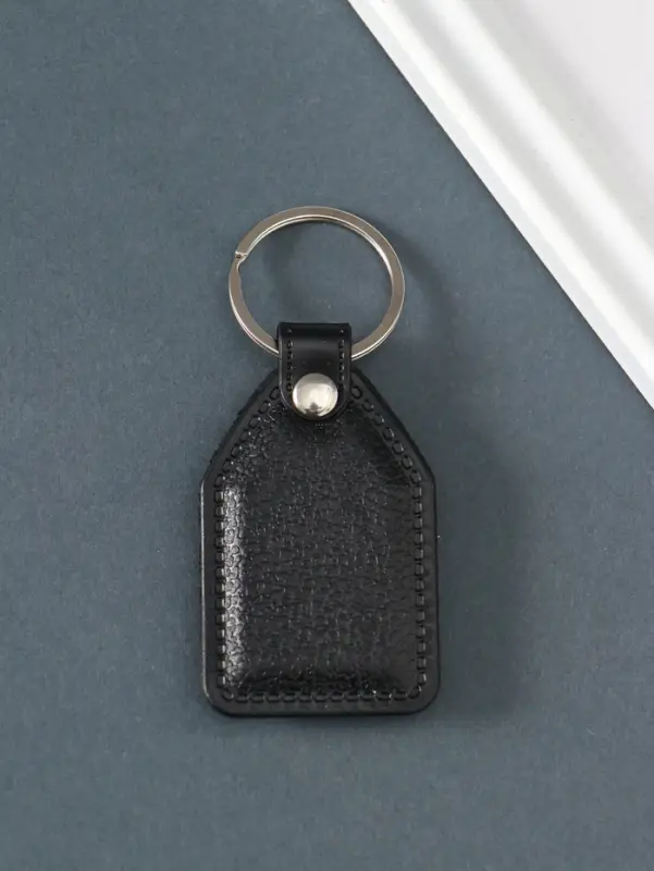 Кожаный брелок для ключей на кольце &laquo;Якорь&raquo;, (кожзам), 6.8&times;4 см