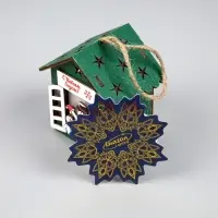 Ёлочная игрушка &laquo;Два снеговика&raquo;, 8&times;7&times;6 см, 1 LED, от батареек, свечение тёплое белое