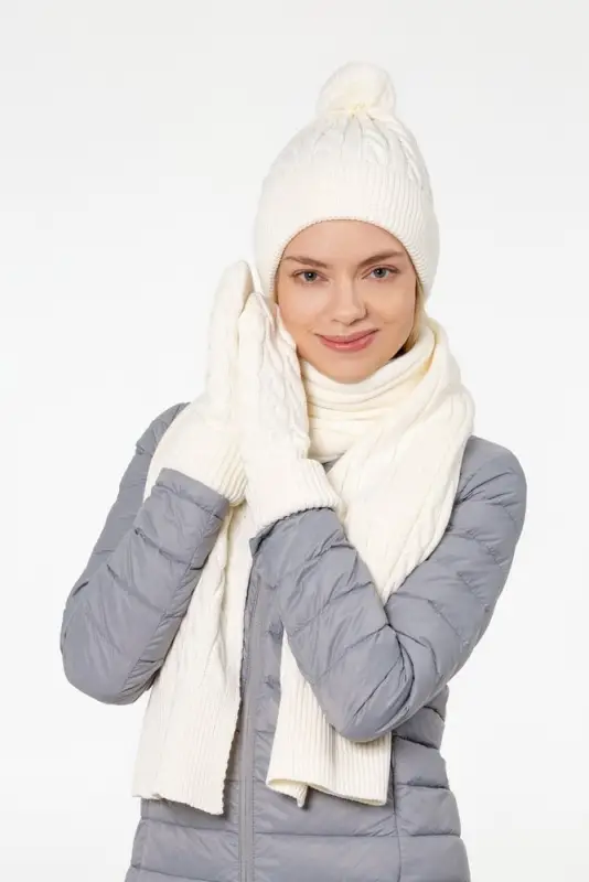 Шарф Heat Trick, молочно-белый Шарф Heat Trick, молочно-белый