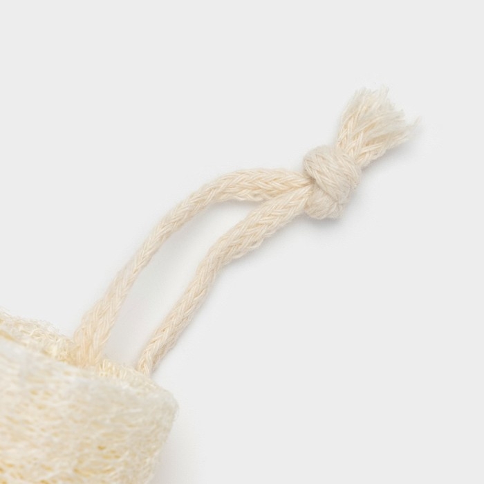 Люффа - мочалка для тела натуральная Доляна, 10,5×6×6 см Люффа - мочалка для тела натуральная Доляна, 10,5×6×6 см