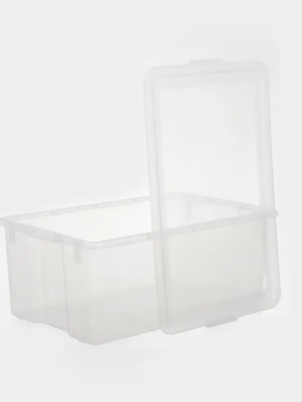 Контейнер для хранения Porter, 50 л, 66&times;42&times;26 см, с крышкой, прозрачный