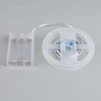 Светодиодная лента Luazon Lighting 1 м, IP20, SMD2835, 30 LED/м, 3хАА, 6000К
