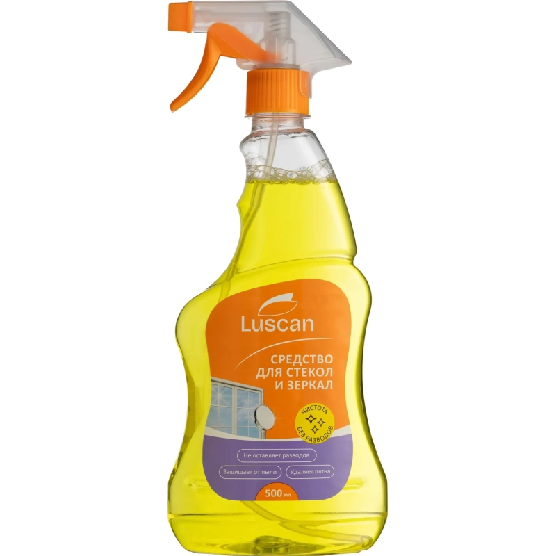 Средство для стекол и зеркал Luscan 500мл триггер