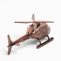 Фигура интерьерная &laquo;Вертолёт&raquo;, 12.5&times;8&times;4.5 см, медный