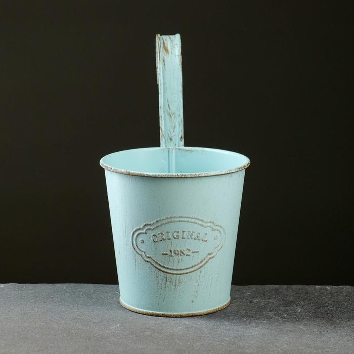 Кашпо подвесное «Ведерко Улла», 10×18 см, МИКС Кашпо подвесное «Ведерко Улла», 10×18 см, МИКС