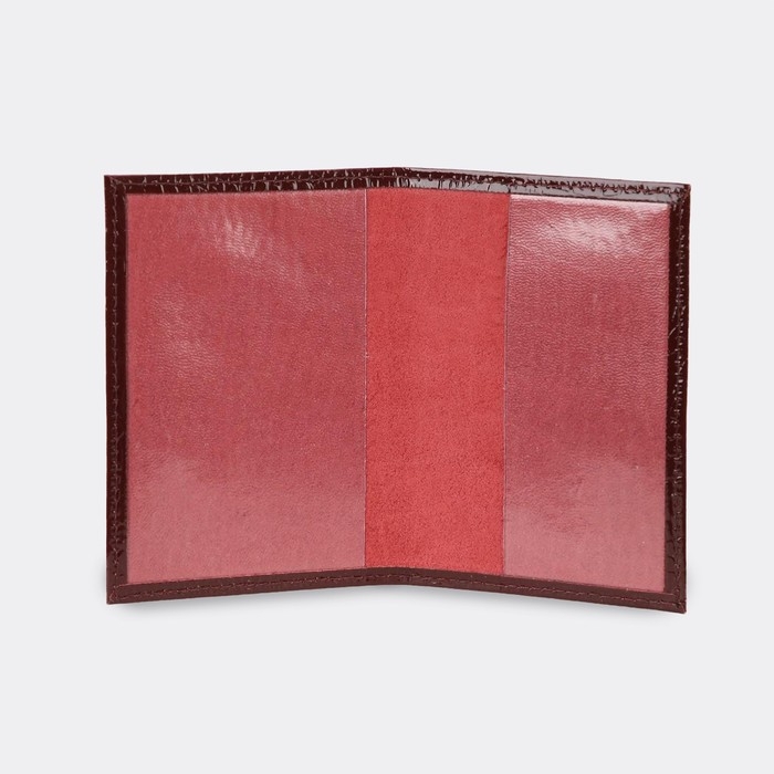 Обложка для пенсионного удостоверения, цвет бордовый Обложка для пенсионного удостоверения, цвет бордовый