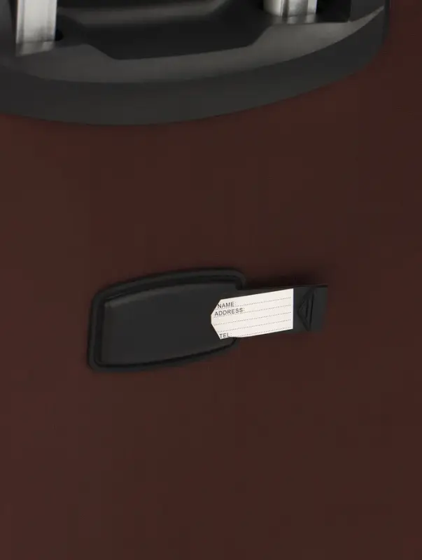 Чемодан на колёсах TEXTURA, с увеличением, кодовый замок, 42&times;26&times;68 см, 24", коричневый