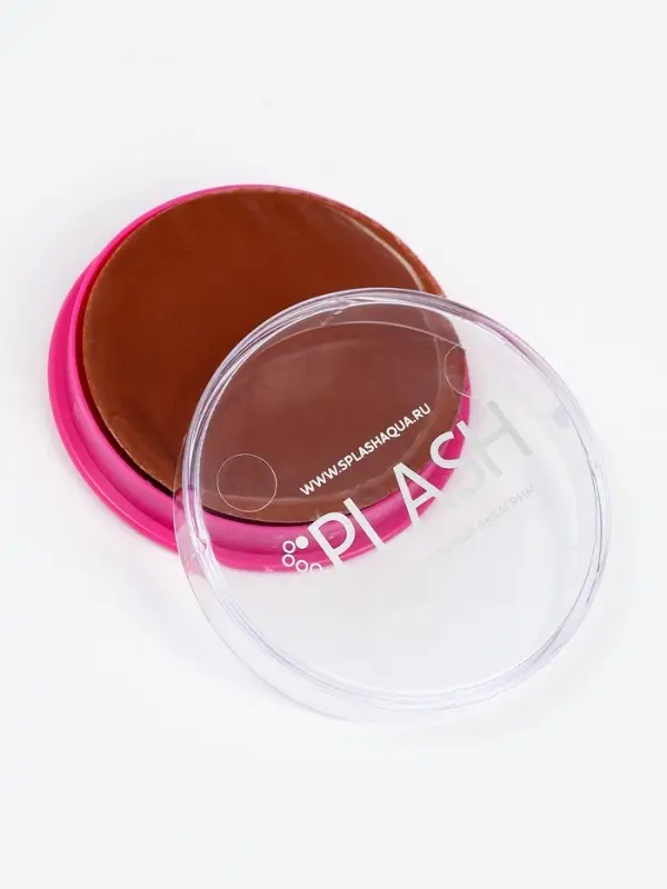 Аквагрим в шайбе, регулярный, коричневый, 32 г