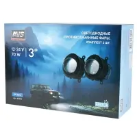 Фары противотуманные LED AVS PF-301L (Ford,Lada,Mitsubishi,Nissan,Peugeot,Renault,Сitrоеn,Subaru...)