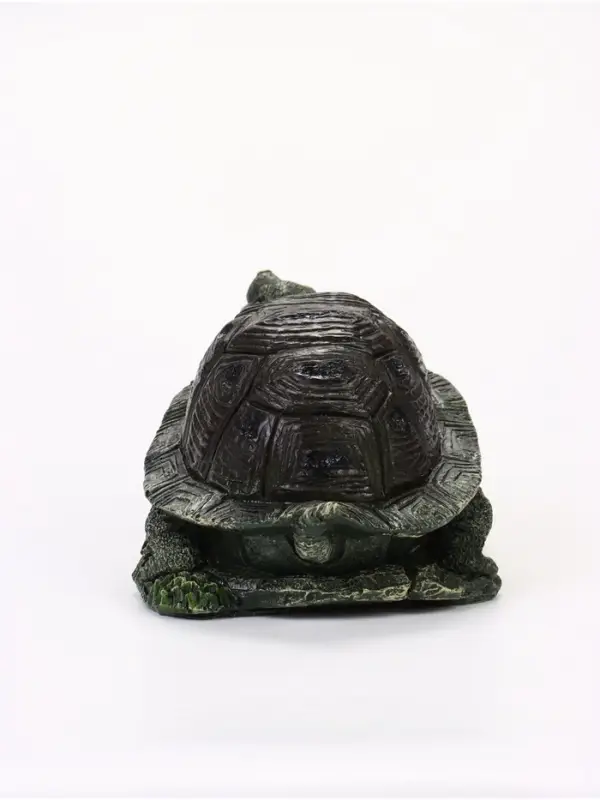 Садовая фигура из полистоуна &laquo;Черепаха на камне&raquo;, 23&times;14&times;12 см, Greengo