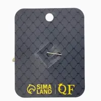 Брошь "Лошадь", конь степной, цвет коричневый в золоте