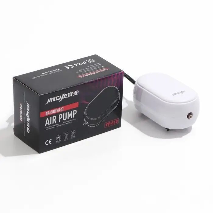 Компрессор воздушный JINGYE YE-618, бесшумный, с усиленной мощностью, 5.5 л/мин, 5 Вт