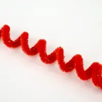 Синельная проволока, набор 50 шт., красная с люрексом, 30 см