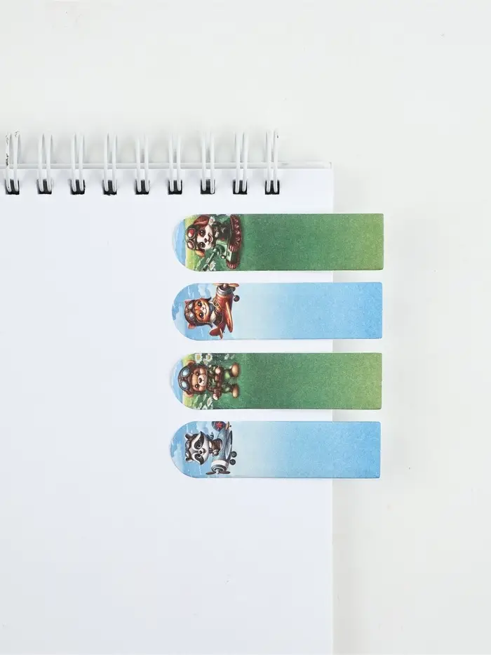 Стикеры-закладки с липким слоем 4 шт, 20 л  "Отважному защитнику!" Стикеры-закладки с липким слоем 4 шт, 20 л  "Отважному защитнику!"