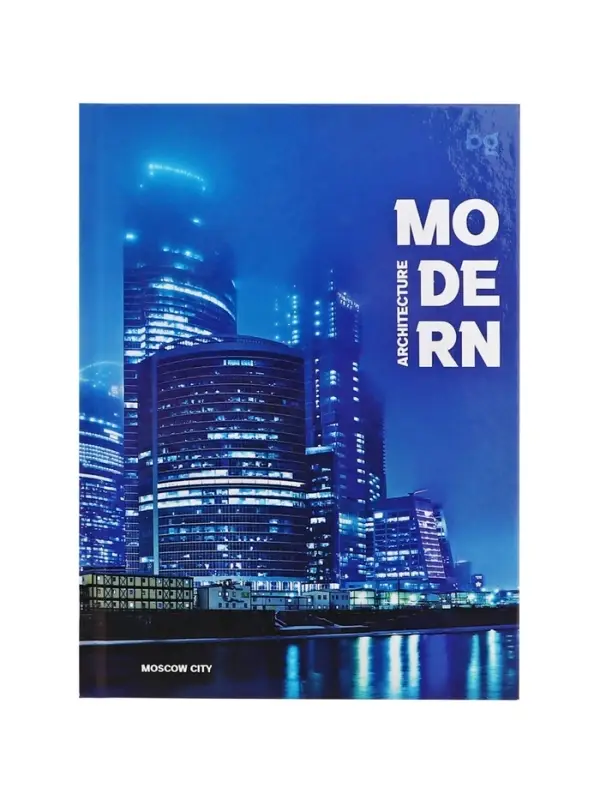 Блокнот BG. Modern city, А6, 80 листов, твердая обложка, глянцевая ламинация