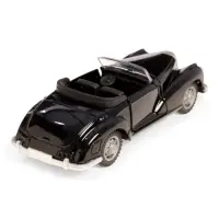 Машинка металлическая &laquo;Ретро&raquo;, 1:32, инерционная, открываются двери, цвет красный