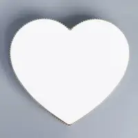 Коробка подарочная, кондитерская упаковка &laquo;Сердце&raquo;, розовая 18&times;16.5&times;5 см