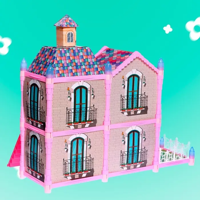 Кукольный домик &laquo;Сказочная жизнь на вилле&raquo; с куклой, питомцами и аксессуарами