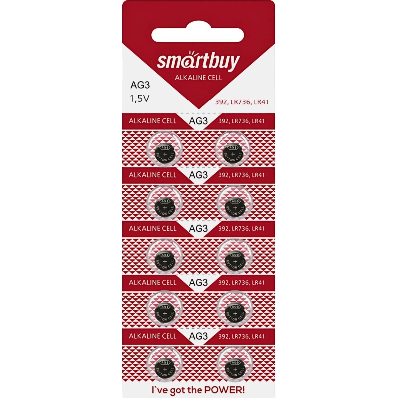 Батарейка Smartbuy AG3-10B 10шт/бл (SBBB-AG3-10B)