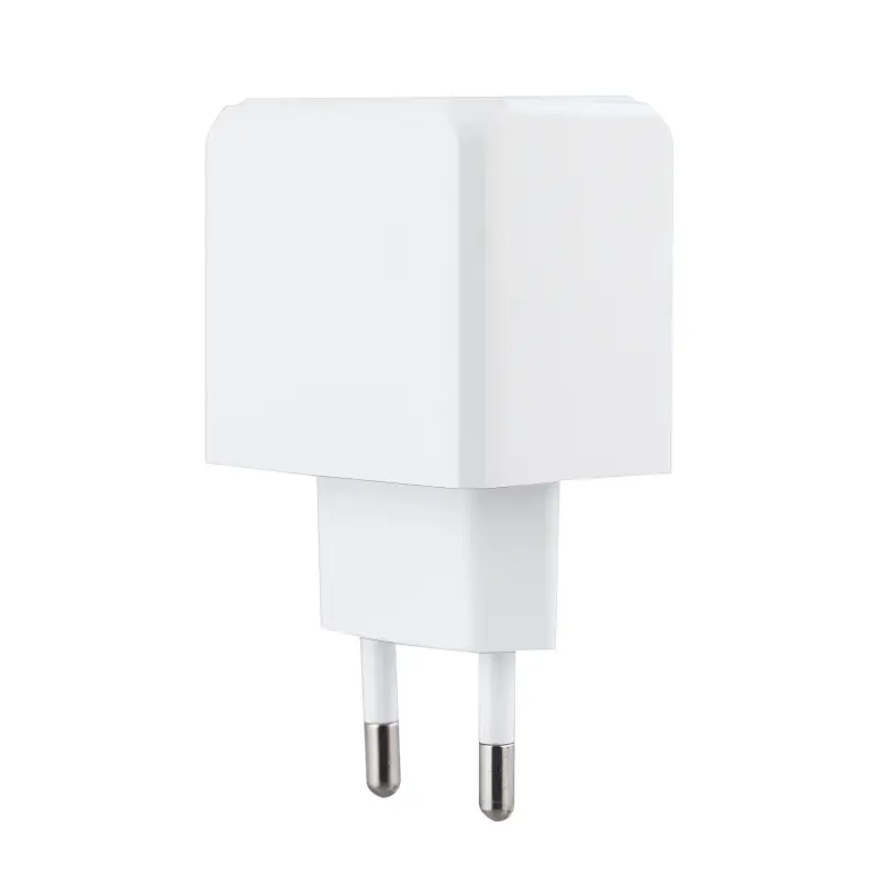 Сетевое зарядное устройство с кабелем USB на Type-C Q.C 3.0 CS12A HOCO белое