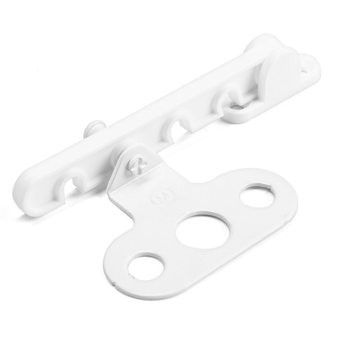 Ограничитель открывания окна пластиковый, L=105, белый 50 шт Ограничитель открывания окна пластиковый, L=105, белый 50 шт