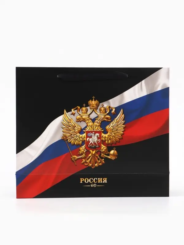 Пакет подарочный, упаковка, &laquo;Россия&raquo;, 32&times;26&times;12 см