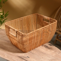 Корзина для белья, 51х38х25 см, ротанг
