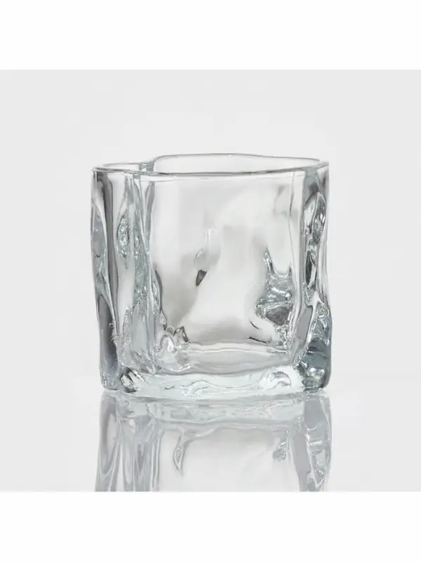 Стакан низкий Magistro Ice.Bar. Ice, 250 мл, 8&times;8 см, стекло, прозрачный