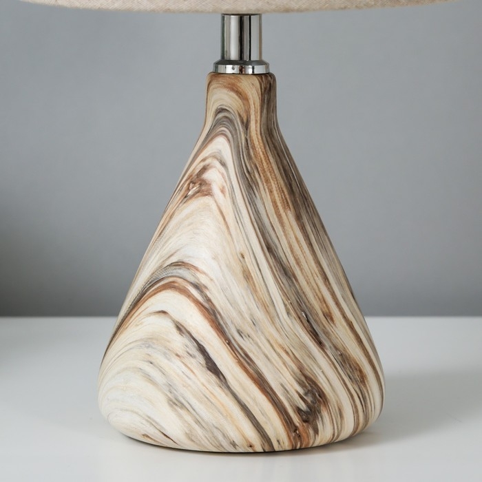 Лампа настольная 16385/1 E14 40Вт бежевый 22х22х37 см RISALUX