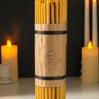 Свечи церковные медовые №30, упаковка 1 кг, парафин, медовое масло