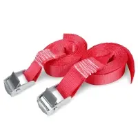 Ремень крепления груза с фиксатором 2,5 м, 250 кг, 25 мм, 2 шт AVS RG-025