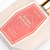 Гель для душа с экстрактом алоэ FLORAL ROMANCE, 230 мл, аромат бурбонской ванили, PRESTIGE by URAL LAB