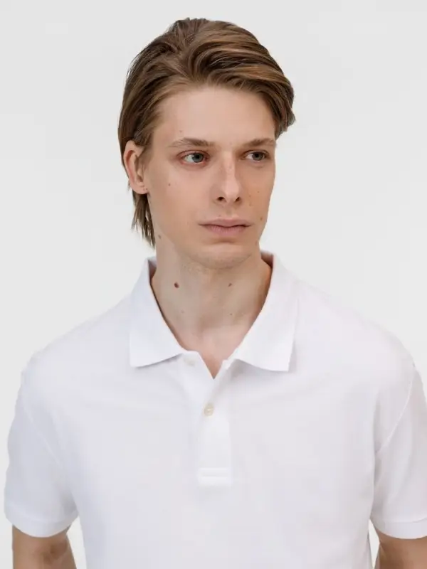 Рубашка поло унисекс Pacific, белая, размер XXL