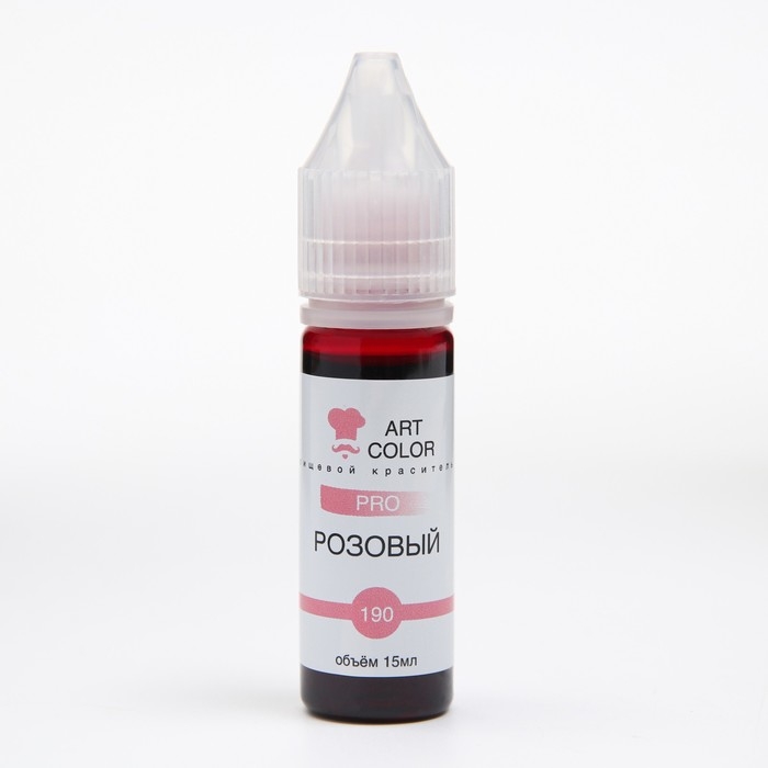 Гелевый краситель Art Color, розовый, 15 мл Гелевый краситель Art Color, розовый, 15 мл