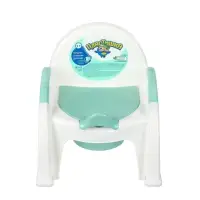 Горшок - стульчик с крышкой, мятный