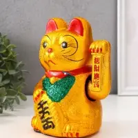 Маятник настольный антистресс &laquo;Манэки-нэко&raquo;, керамика, h=17 см